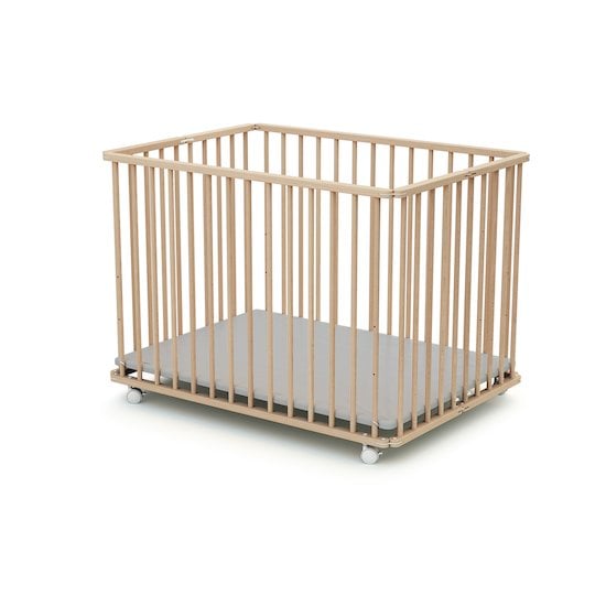 Parc pliable bois bébé - 1