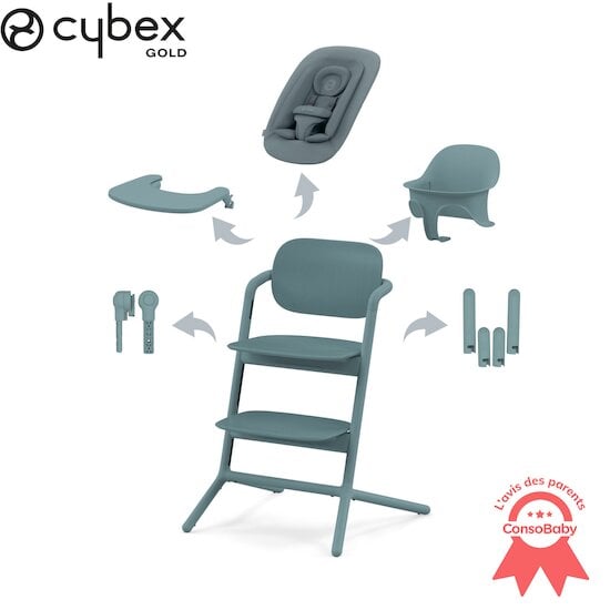 Chaise haute Lemo 4-en-1 - 4