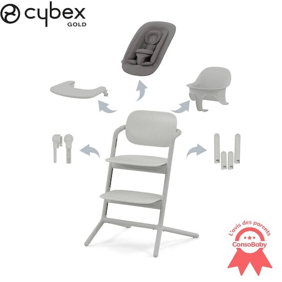 Chaise haute Lemo 4-en-1 - 3