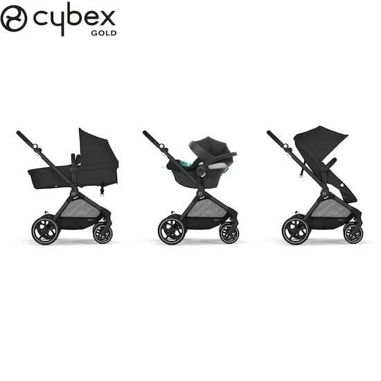 Poussette Trio EOS : Poussette 2-en-1 EOS + Aton B2 i-Size + Adaptateurs - 1