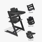 Tripp Trapp® Pack Chaise haute + Baby Set + Plateau - 3