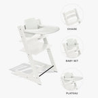 Tripp Trapp® Pack Chaise haute + Baby Set + Plateau - 4