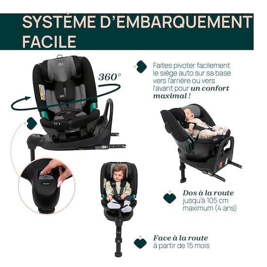 Siège auto Fullseat 360 i-size (61-150 cm) + base - 2