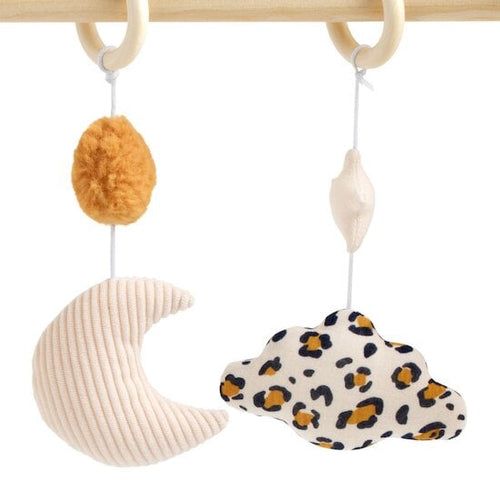 Arche d'éveil en bois avec 4 jouets - 2