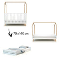 Kasa Lit Bébé Cabane Évolutif - 1