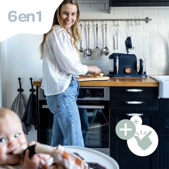 Pack Robot cuiseur Babycook® Duo + Lot de cuillères 1er âge silicone - 2