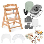 Kit complet chaise haute Alpha Start N Grow Set Natural - 1