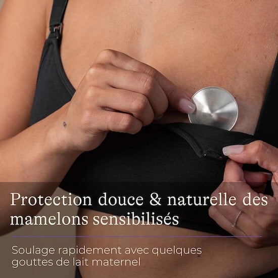 Coupelles d'allaitement en argent x2 - 2