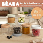 Coffret 10 portions en verre - 2
