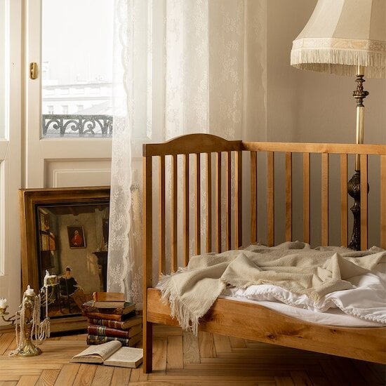World of one Lit bébé en chêne - 2